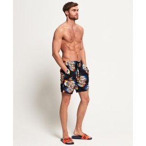 SUPERDRY Premium 3D Neo Swimshorts Black Flower